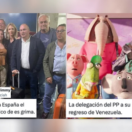 Memes sobre el 'show' del PP con Venezuela.