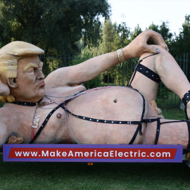 Caricatura de Donald Trump. / Europa Press.