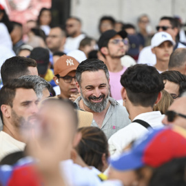 El líder de Vox, Santiago Abascal, en una imagen de archivo. EFE