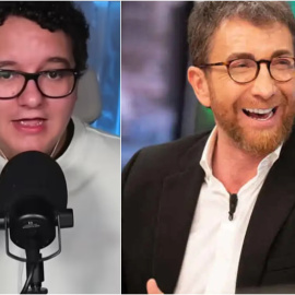 Facu Díaz y Pablo Motos, presentador de 'El Hormiguero'. / Atresmedia