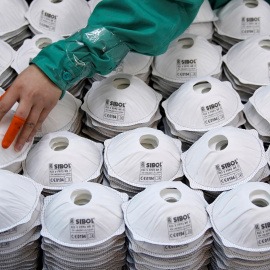 Mascarillas en Shangai