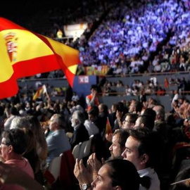 Un momento del acto de Vox en el Palacio de Vistalegre el pasado fin de semana | EFE
