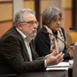 El Secretario de Salut, Joan Guix, durante la rueda de prensa. / EP
