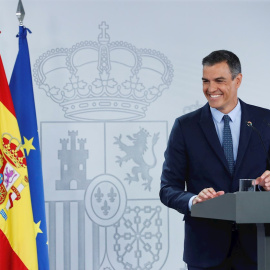 El presidente del Gobierno, Pedro Sánchez, durante su comparecencia ante los medios tras la reunión del Consejo de Ministros. /EFE