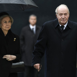 La reina Sofía y el rey Juan Carlos I. JOHN THYS / Belga / AFP / Archivo