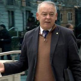 Eugenio Pino, a su salida de la Audiencia Nacional. / EFE