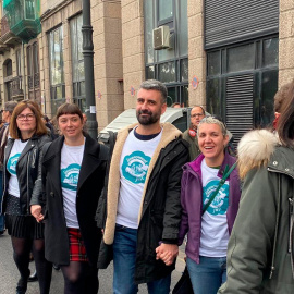 Cadena humana per demanar un nou finançament al País Valencià. @Compromis