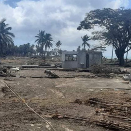 Las primeras imágenes de Tonga desde la erupción del volcán
