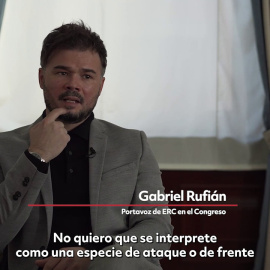 Gabriel Rufián: "Cuando rechazamos los Presupuestos en 2019, parecía que éramos Gargamel en contra de los líderes de Occidente"