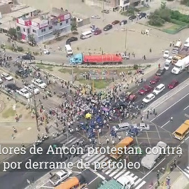 Cortes en la carretera de la Panamericana Norte en señal de protesta