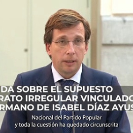 Almeida niega la contratación de un detective para investigar a Díaz Ayuso