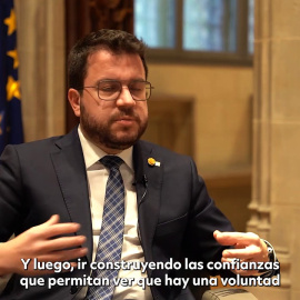 Pere Aragonès, sobre la mesa de diálogo