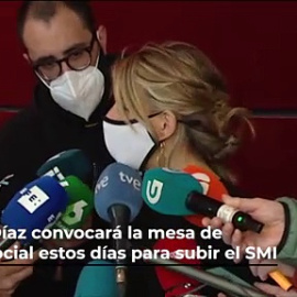Yolanda Díaz convocará la mesa de diálogo social estos días para subir el SMI