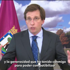 VÍDEO | Almeida dimite como portavoz nacional del PP