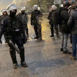 Disturbios en las calles de Bruselas tras la derrota de Bélgica ante Marruecos