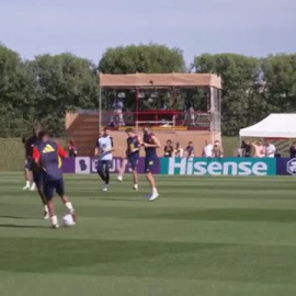 Gavi y Rodri entrenan al margen a dos días del partido contra Japón