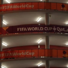 Los hinchas holandeses celebran el primer pase a cuartos de final de la Copa del Mundo de Catar