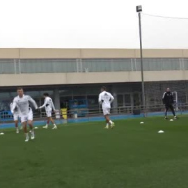 El Madrid cierra la semana con una nueva sesión de entrenamiento   