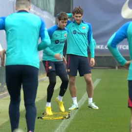 El Barça retoma su actividad en la Ciudad Deportiva Joan Gamper