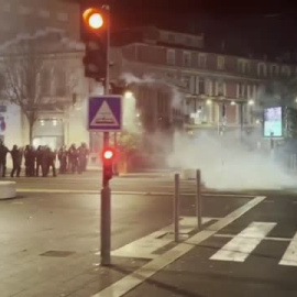 Enfrentamientos en Bruselas entre la policía y un centenar de aficionados marroquíes