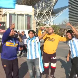 Los argentinos en España calientan motores para vivir con emoción la final del Mundial