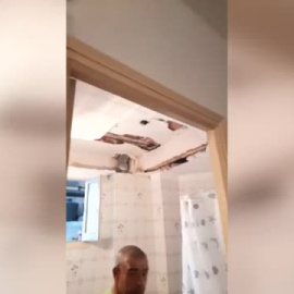 Una murciana de 95 años lleva tres meses con la casa apuntalada porque los seguros no asumen la obra