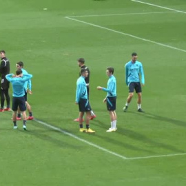 La Real se da un baño de masas en Zubieta   