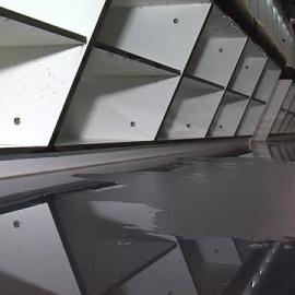 Los operarios trabajan para acondicionar Balaídos tras las inundaciones por el temporal