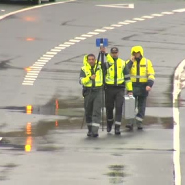 Expertos de la Guardia Civil reconstruyen el accidente de autobús de Cerdedo