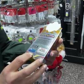 Dispositivo especial en busca de juguetes peligrosos