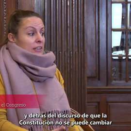 Mireia Vehí: "No es verdad eso de que la Constitución no se pueda cambiar; depende de los intereses que haya en el Gobierno y en el Congreso"