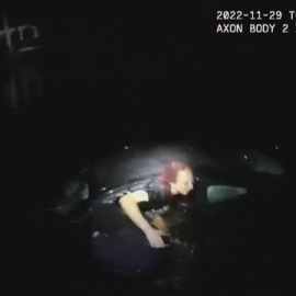Rescate in extremis de la conductora de un coche que cayó a un canal en Florida 