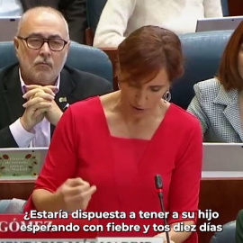 Las cinco preguntas de Mónica García a Ayuso: "¿Estaría dispuesta a que atendieran a su hija en cuatro minutos?"