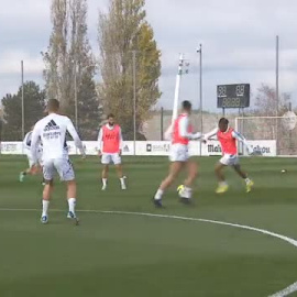 El Real Madrid vuelve a ejercitarse en Valdebebas   