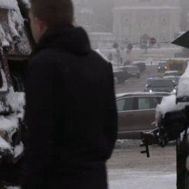 Los residentes de Kiev se preparan para el frío invierno