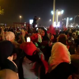 Marruecos celebra su pase a semifinales del Mundial de Catar