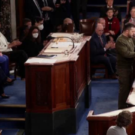 Zelenzky recibe el apoyo unánime de los congresistas estadounidenses