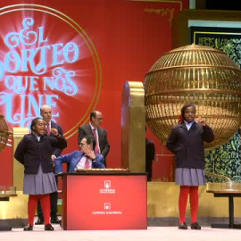 El número 43696, uno de los quintos premios del sorteo de Lotería de Navidad