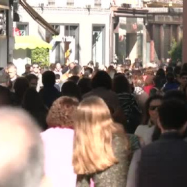 Aglomeraciones para las últimas compras de Nochebuena 