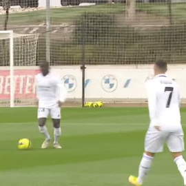 Partido amistoso entre el Madrid y el Getafe en Valdebebas  