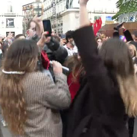 Ambiente festivo en el primer ensayo de las campanadas de fin de año
