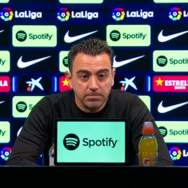 Xavi: "El empate es culpa nuestra, yo tengo que mirar por lo que puedo controlar"