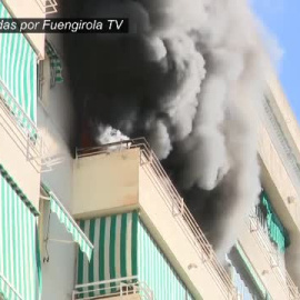 El incendio en un piso de Fuengirola provoca la muerte de dos personas 