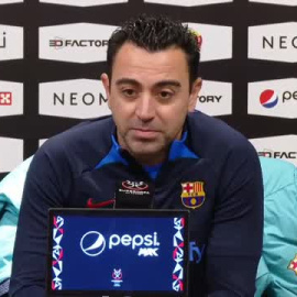 Xavi: "Llevamos un tiempo sin títulos y nos toca ya"