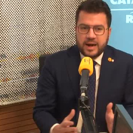 Pere Aragonés saca pecho por la reforma del código penal: "Nosotros somos responsables del texto"