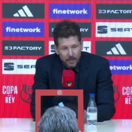Simeone: "Nos hace bien esta victoria, necesitamos el sábado estar todos juntos"