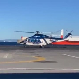El Barça llega a Ceuta en helicóptero   