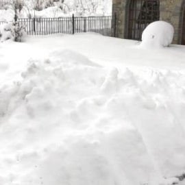 Continúan los problemas en el norte por la acumulación de nieve