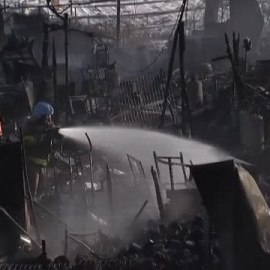 Un incendio obliga a evacuar a medio millar de personas en Seúl