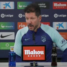 Simeone: "Necesitamos tener el compromiso de los futbolistas desde el juego"   